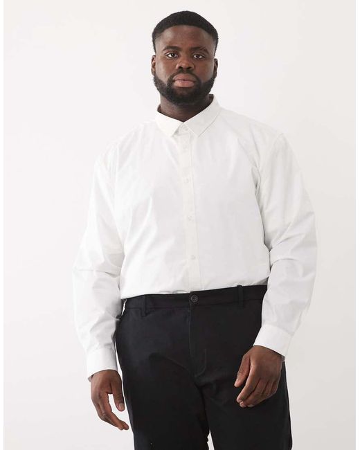 ASOS White Regular Fit Smart Shirt for men