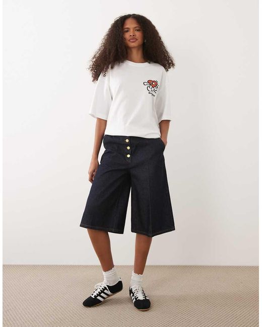 Barbour White X Mul Tyne Short Sleeve Graphic T-shirt