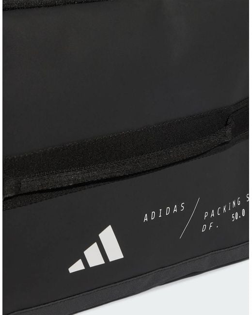 Adidas Originals Black Hybrid Duffel Bag