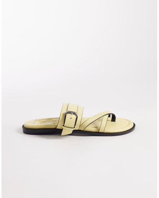 Free People Natural Belted Cross Strap Sandal