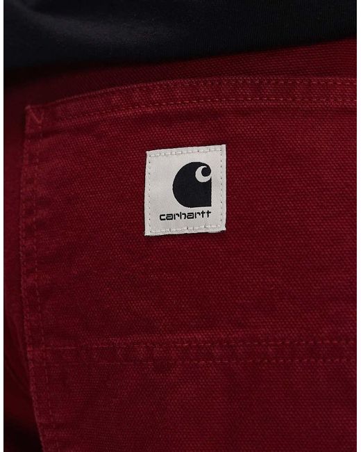 Carhartt Red Og Double Knee Trousers
