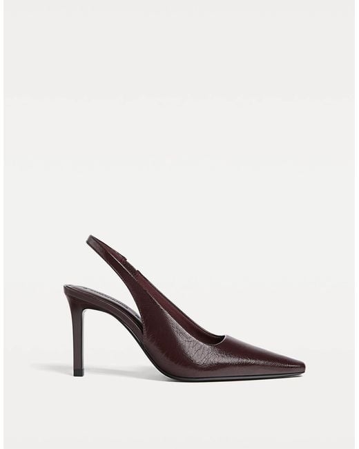 Stradivarius Brown – basic – high heels