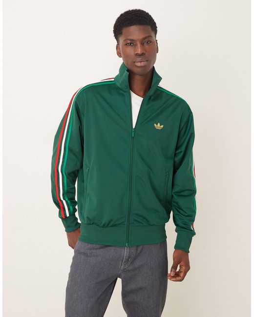 新品　緑　 originals FIREBIRD TRACK M adidas Originals Firebird Track Top in Green for Men | Lyst