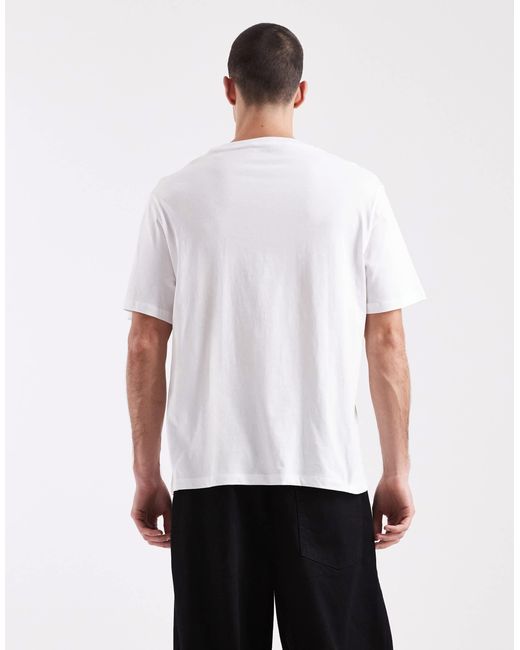 T-shirt à logo Jack & Jones pour homme en coloris White