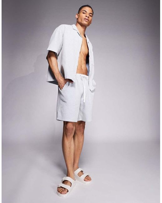 ASOS Blue Co-Ord Shorts for men