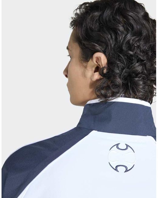 Adidas Originals Blue Teamgeist Half Zip Sweatshirt for men