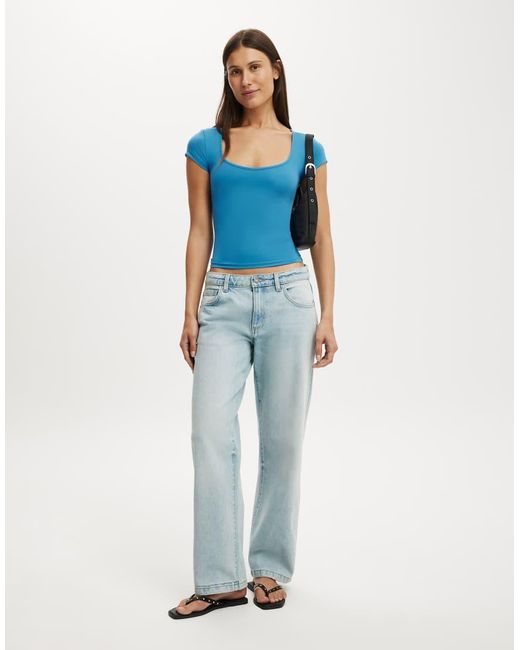 Cotton On Blue Hold Me Short Sleeve