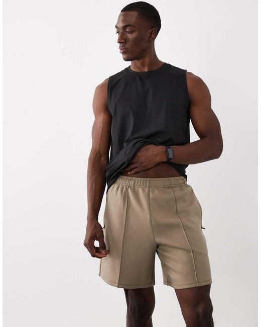 4505 Natural Performance Sweat Shorts With Pintuck Detail for men