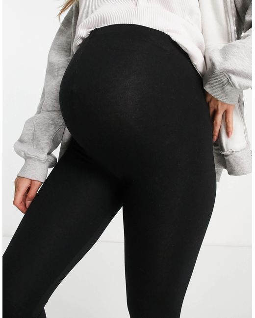 ASOS White Asos Design Maternity Over The Bump Premium Supersoft Leggings