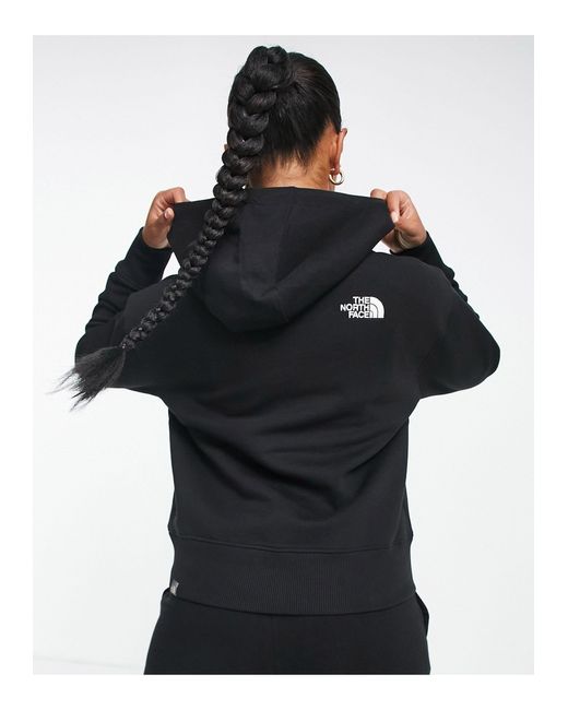 The North Face Black Essential Oversized Hoodie