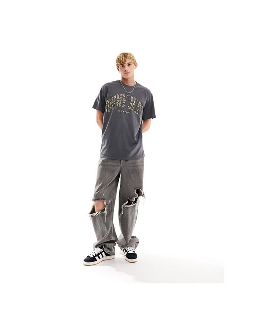 Tommy Hilfiger Oversized T-shirt in Gray for Men | Lyst