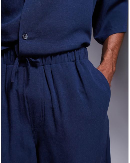 Short d'ensemble long ASOS pour homme en coloris Blue
