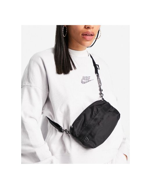 Nike Black Futura Luxe Cross Body Multi Pocket Bag