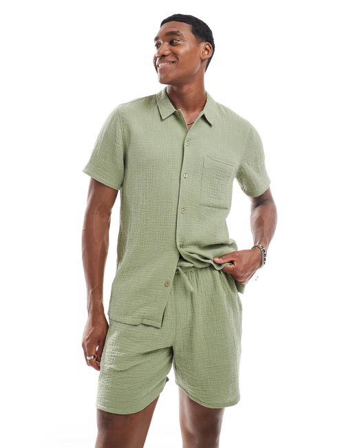 Short d'ensemble à double épaisseur - clair New Look pour homme en coloris Green