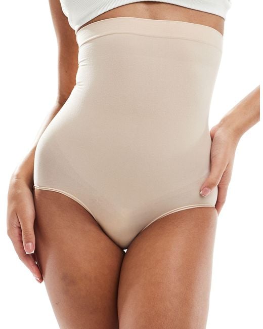 Spanx Everyday Seamless Shaping High Waisted Brief in Natural