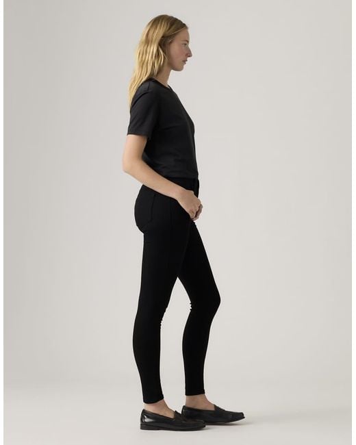Levi's Black 720 High Rise Super Skinny Jeans