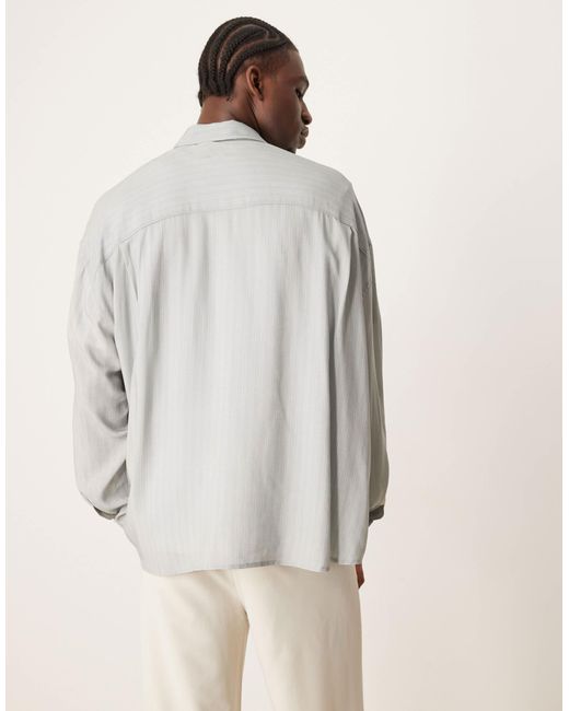ASOS – oversize-hemd in Natural für Herren