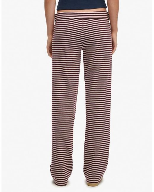 Superdry Blue Athletic Essentials Stripe Jersey Trousers