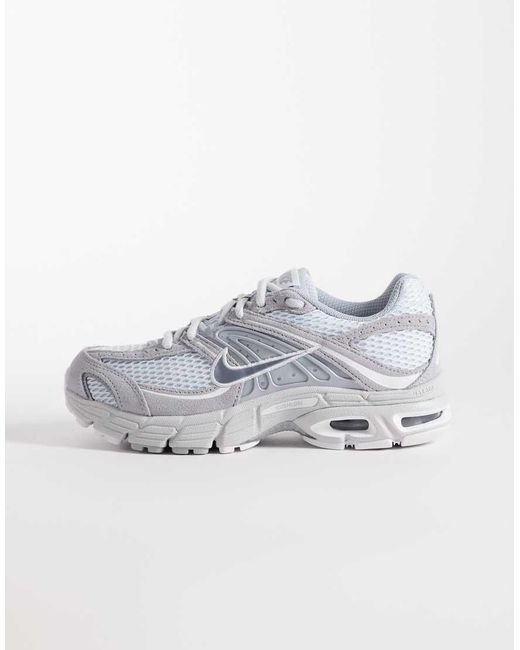 Nike Gray Air Max Moto 2K Suede Trainers