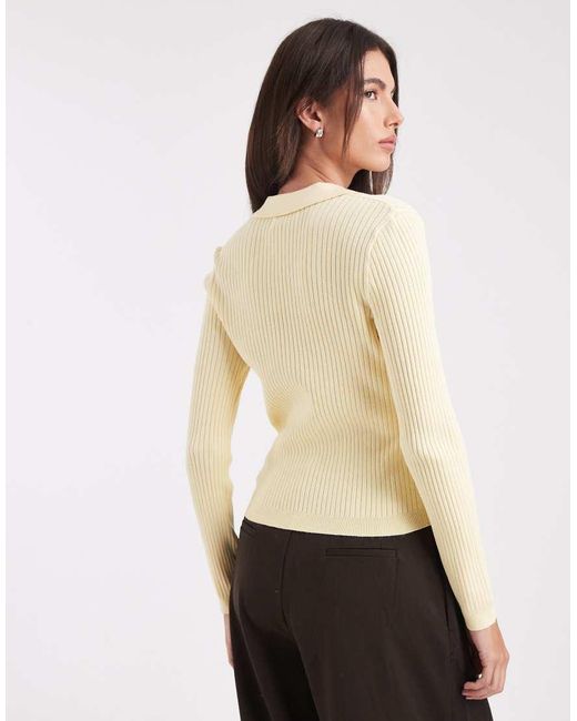 ONLY Natural V-neck Polo
