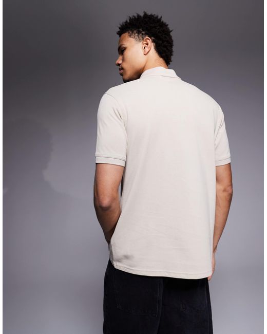 Barbour – basic-polohemd in Gray für Herren