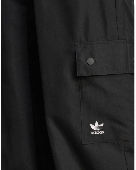 Adidas Originals Black Essentials Woven Cargo Pants