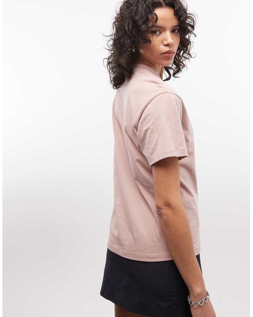 Carhartt Pink Embroidered Script T-shirt