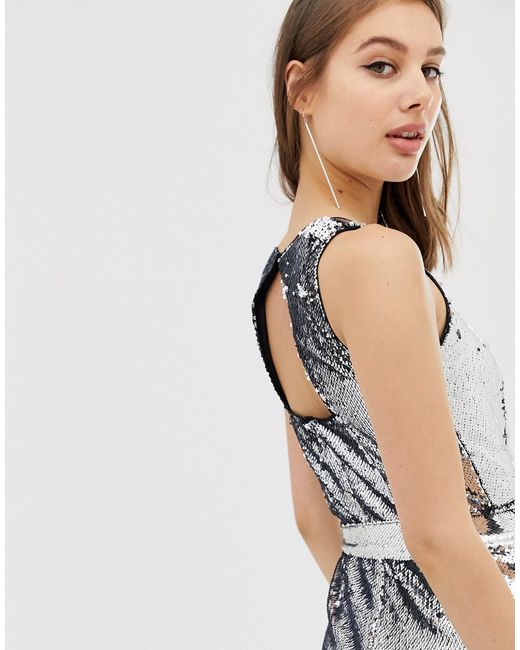 warehouse sequin jumpsuit