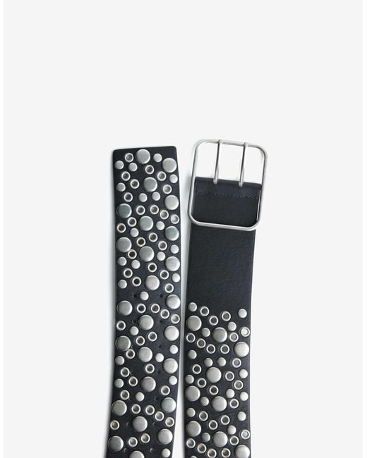 Bershka Black – breiter gürtel aus kunstleder