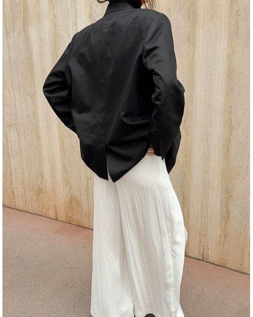 NA-KD White Belt Detailed Wide Trouser