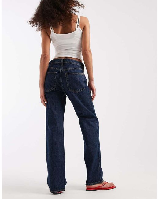 Gap Blue Relaxed Straight Jean