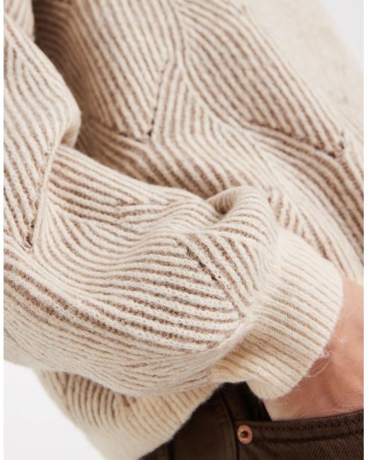 Pieces Natural – strickpullover