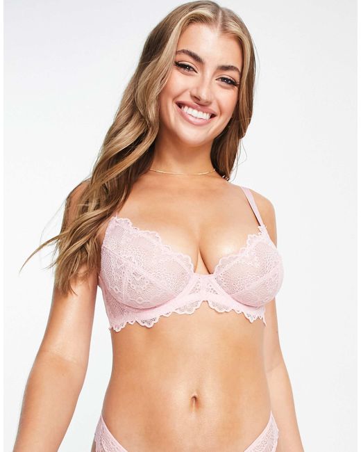 ASOS Brown Asos Design Fuller Bust Rosie Lace Underwire Bra