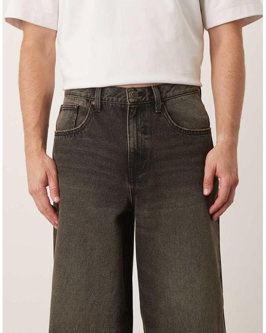 ASOS Natural Extreme baggy Jeans for men