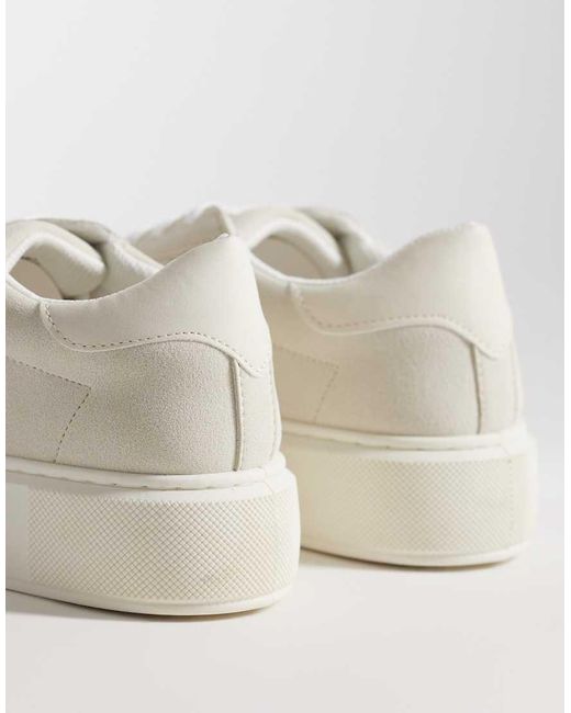 Jack & Jones Natural Faux Suede Trainer for men
