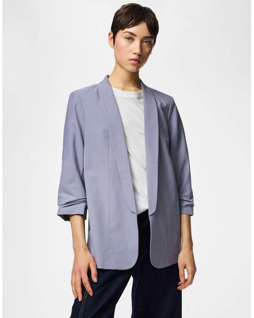 Pieces Blue Blazer