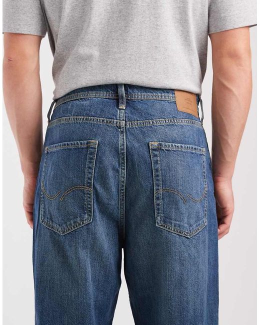 Jack & Jones Blue Alex baggy Fit Jeans for men