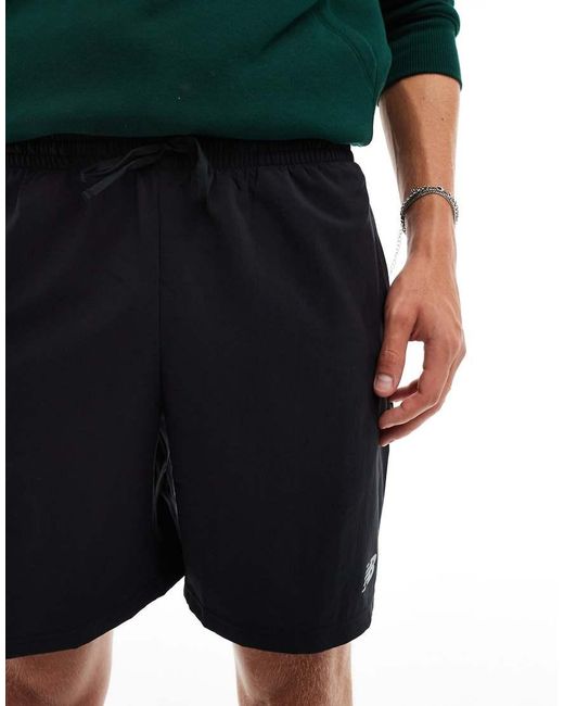 New Balance Black Sport Essentials 7 Inch Shorts for men