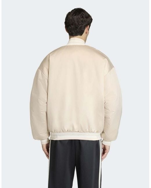 Adidas Originals Natural Stadium Insulated Bomber Jacket for men