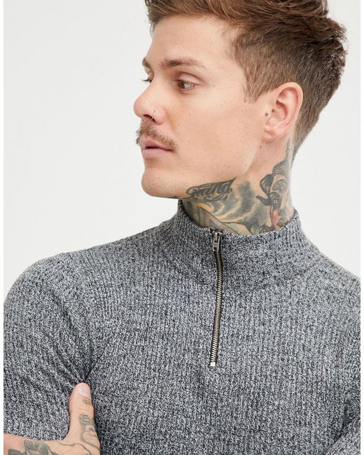 half zip jumper asos