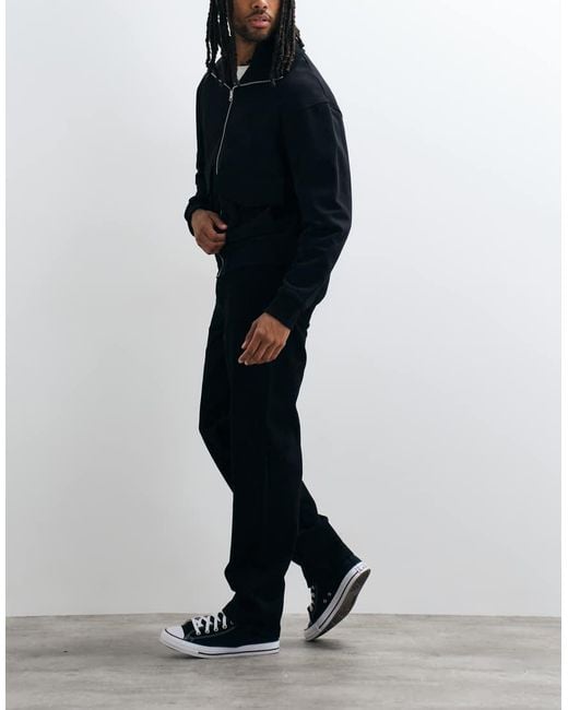 ASOS Blue Essential Straight Jeans for men