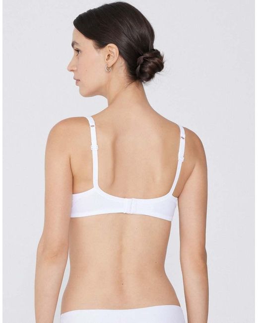Tezenis White Prague Full Coverage Balconette Bra