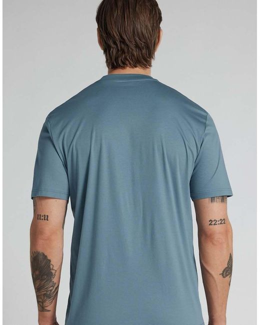 Intimissimi Blue Mercerised Superlight T-Shirt for men