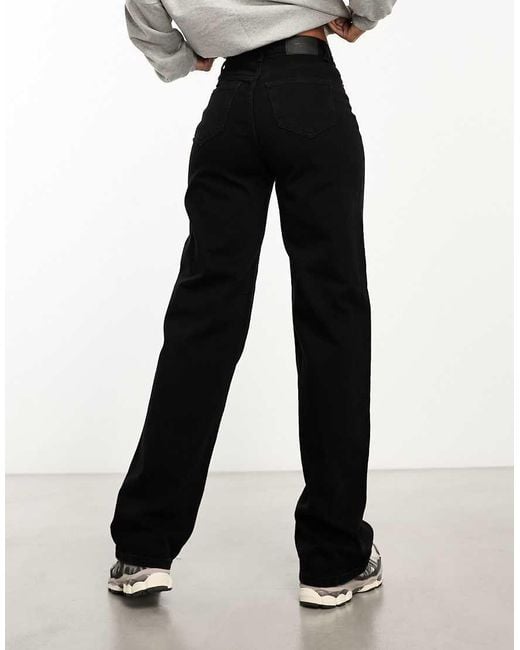 Vero Moda Black Tessa Wide Leg Jean