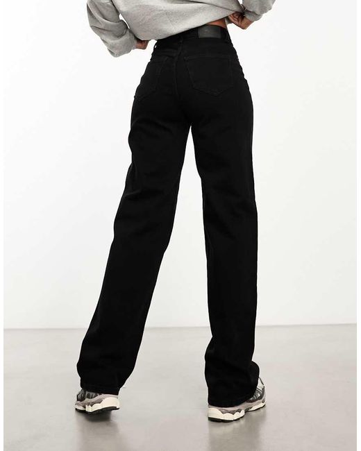 Vaqueros Negros De Pernera Ancha Tessa De Vero Moda de color Black
