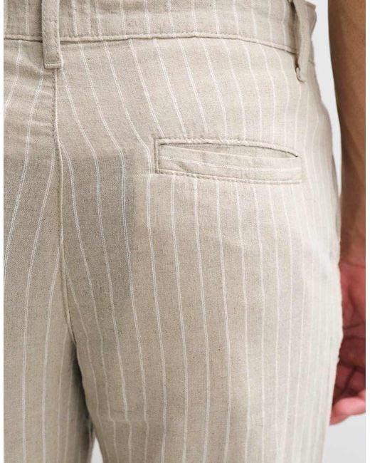 ASOS Multicolor Co-ord Linen Blend Trousers for men
