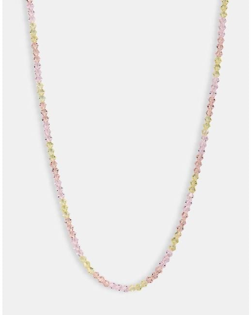 CERNUCCI Brown Lemon Glass Bead Necklace