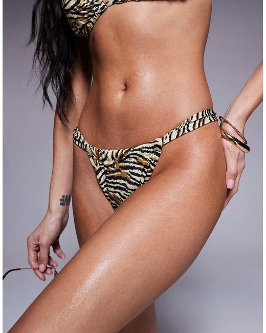 ASOS Multicolor Gia Tanga Bikini Bottom