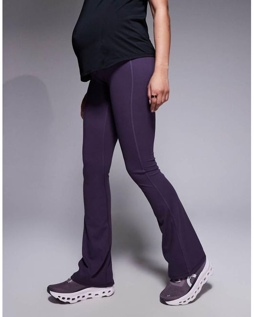 4505 Blue Maternity Icon Soft Touch High Waist Slim Kick Yoga Legging
