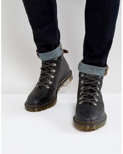 Dr. Martens Elmer Hiking Boots in Black for Men | Lyst UK